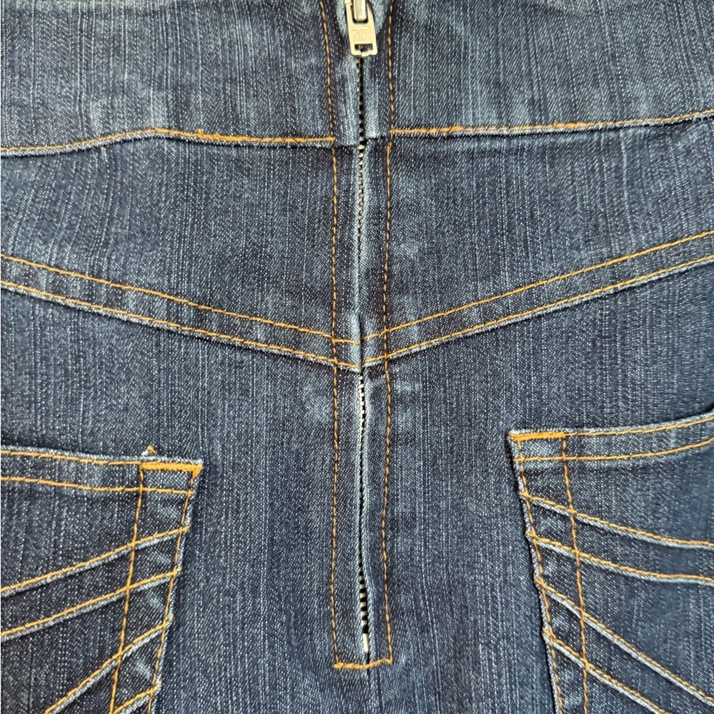 Classic Blue Denim Pencil Skirt - Picture 6 of 7